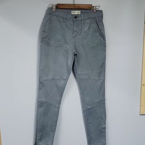 Gray Moto Style Jeans